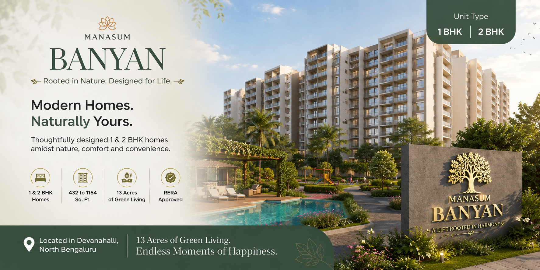 Manasum Banyan - Senior Living North Bangalore