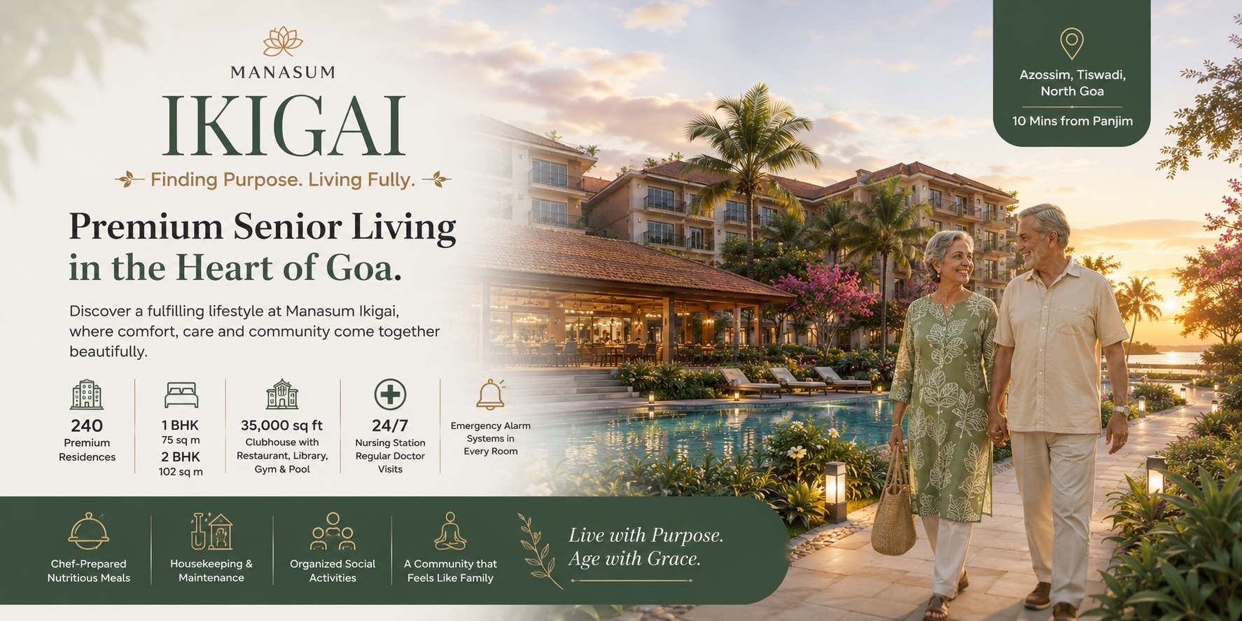 Manasum Ikigai - Luxury Senior Living North Goa
