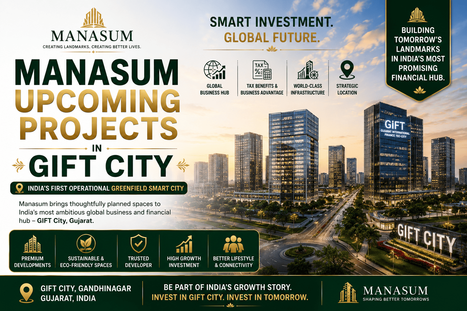 Manasum Upcoming Projects in GIFT City