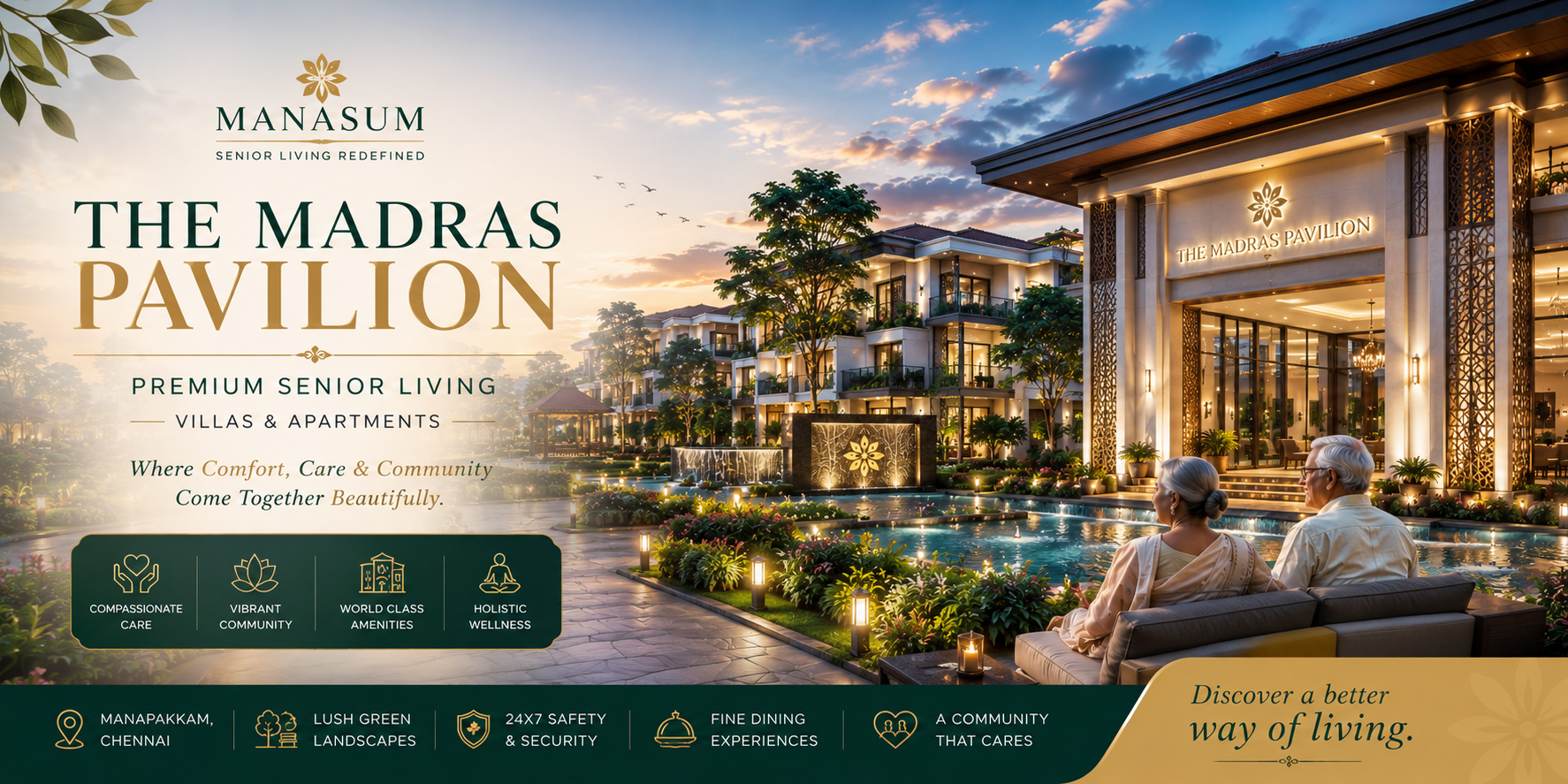 Manasum The Madras Pavilion - Senior Living Sanctuary Chennai
